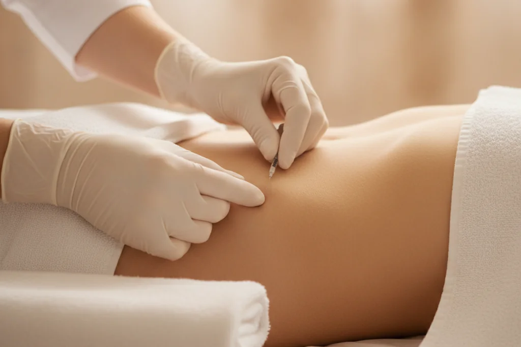 Intralipoteràpia · Lipòlisi injectable